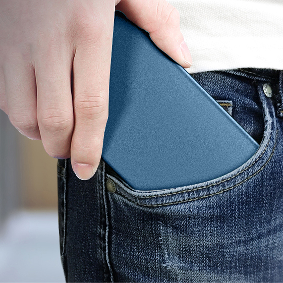 Cienkie etui marki MSVII dla Vivo X90 Pro, niebieskie